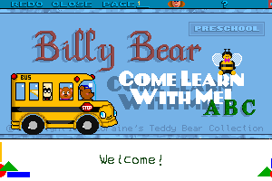 Billy Bear Come Learn with Me ...123 & ABC abandonware