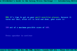The Hitchhiker's Guide to the Galaxy Trivia Challenge 8