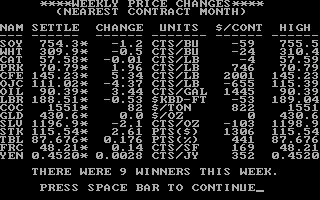Tycoon: The Commodity Market Simulation abandonware